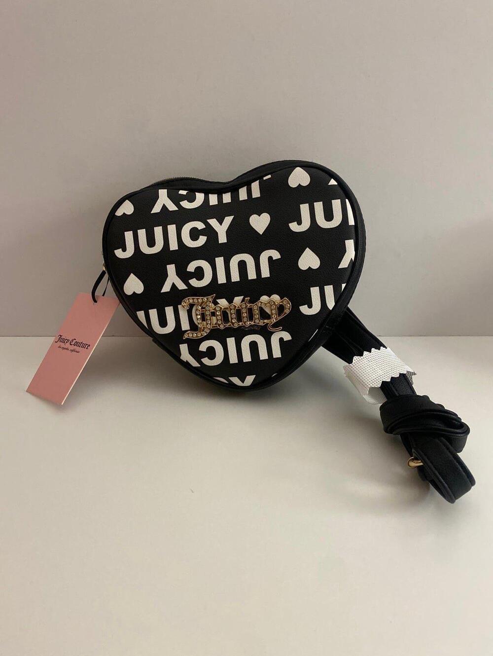 Juicy Couture heart purse - licorice tiktok rare find